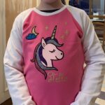 Kids Raglan top, Ellie & Mac